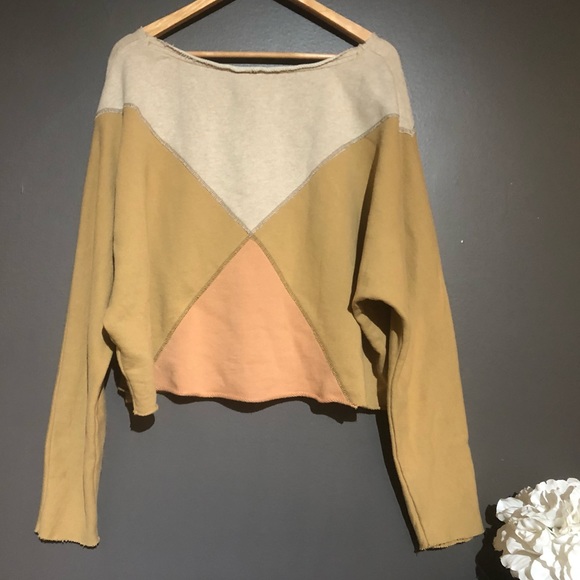 Free People Montauk Pieced Sweatshirt - Picture 4 of 9